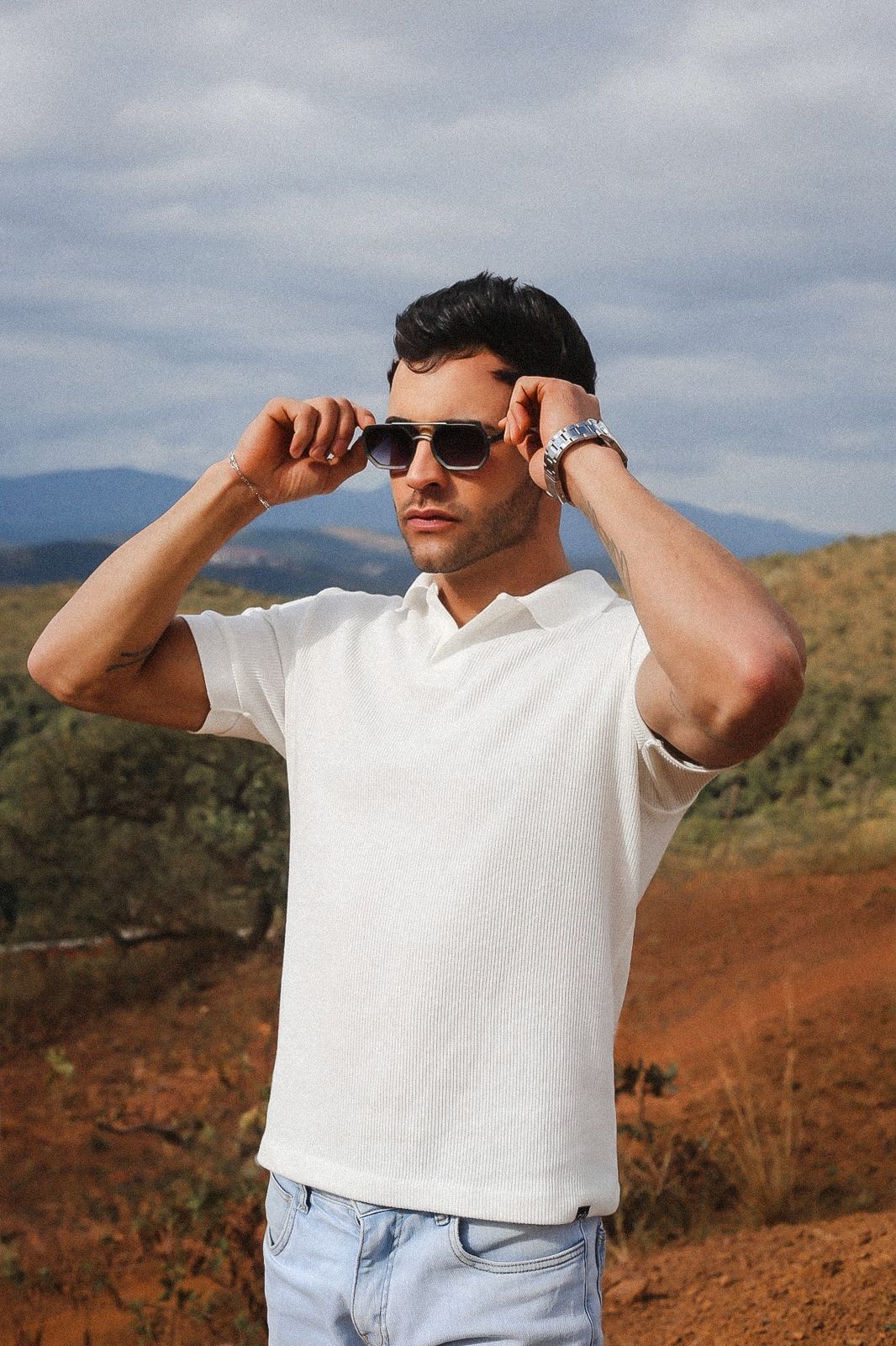 Camisa Infinity Polo Branca