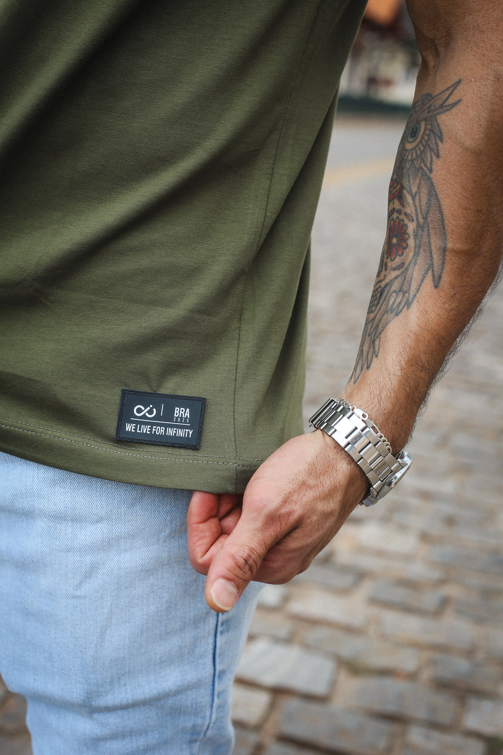 Camisa Infinity básica Verde