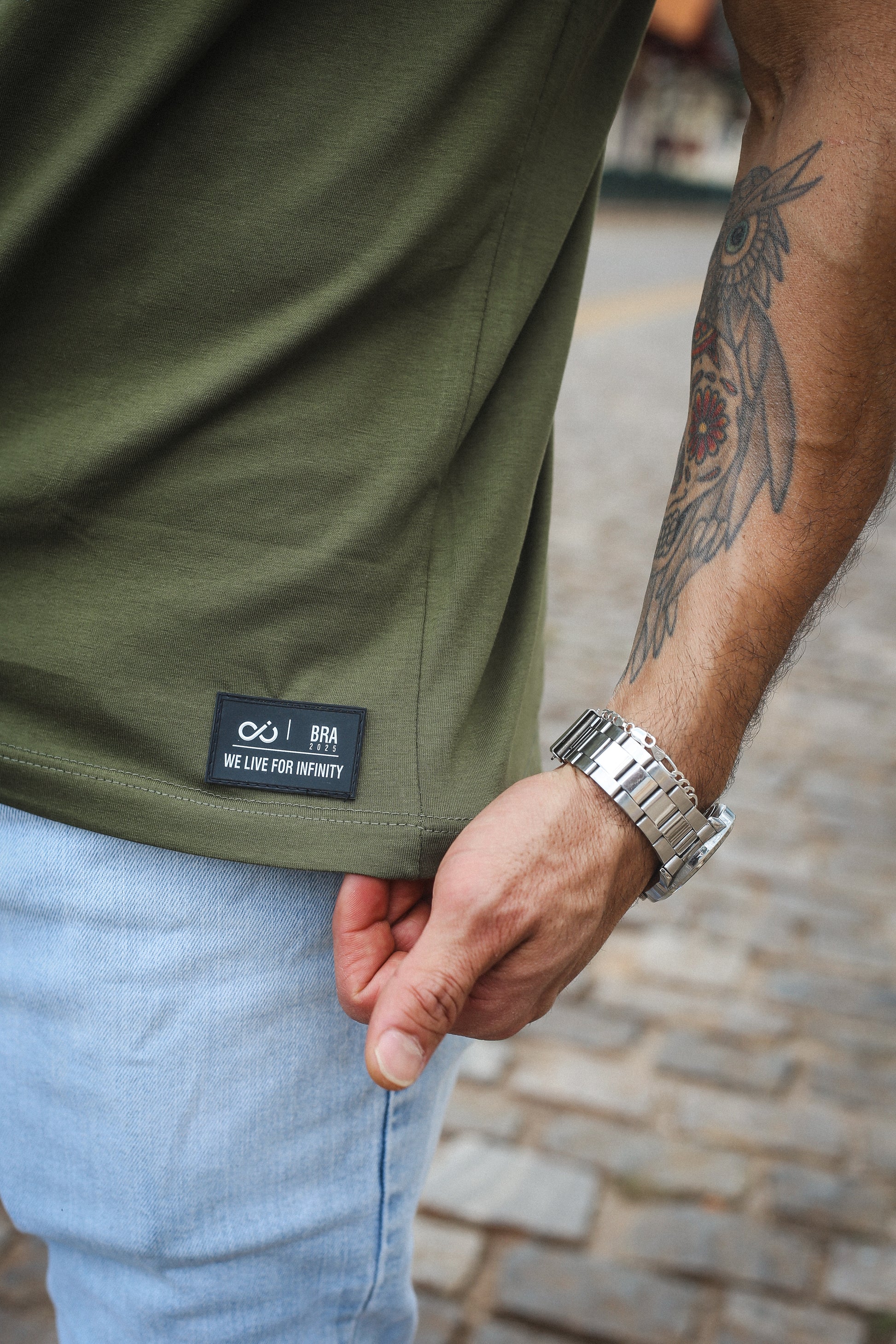 Camisa Infinity básica Verde