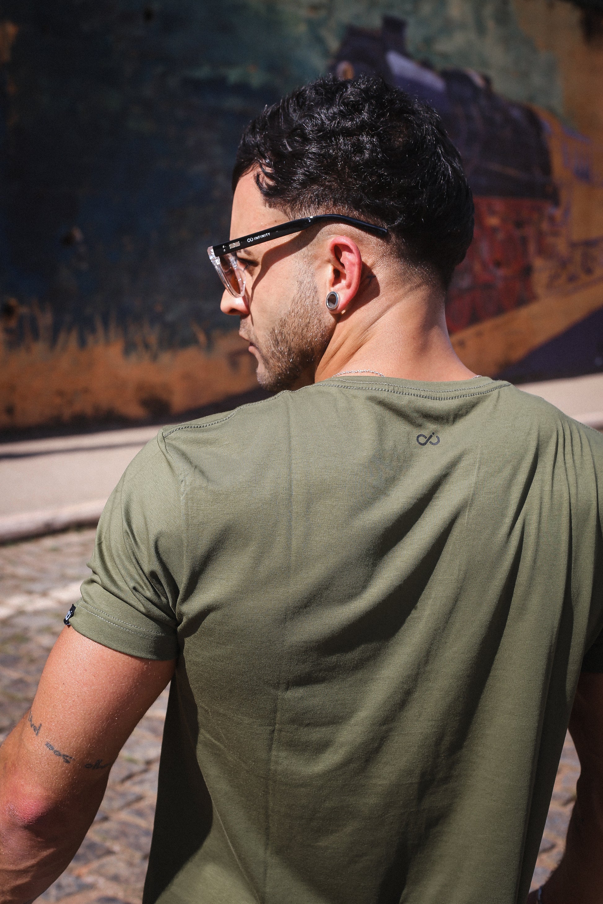 Camisa Infinity básica Verde