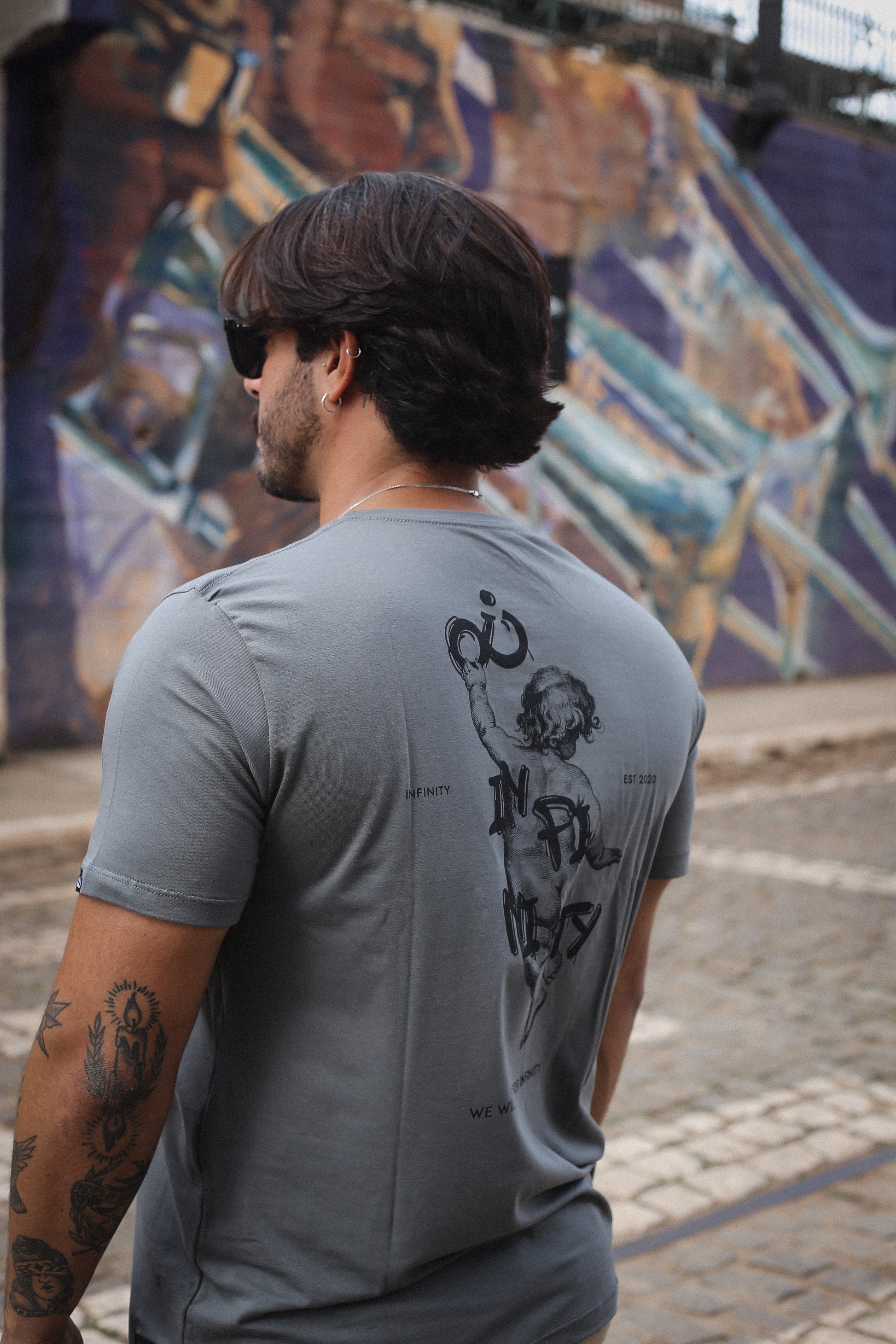 Camisa Infinity cinza Anjo