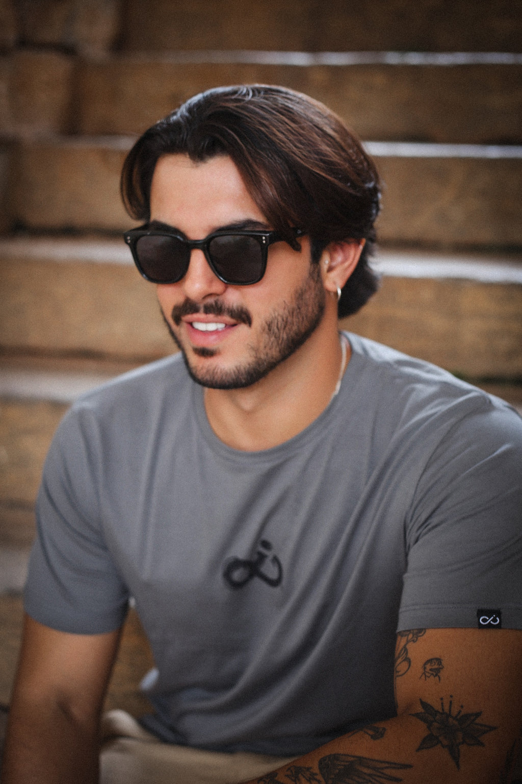 Camisa Infinity cinza Anjo