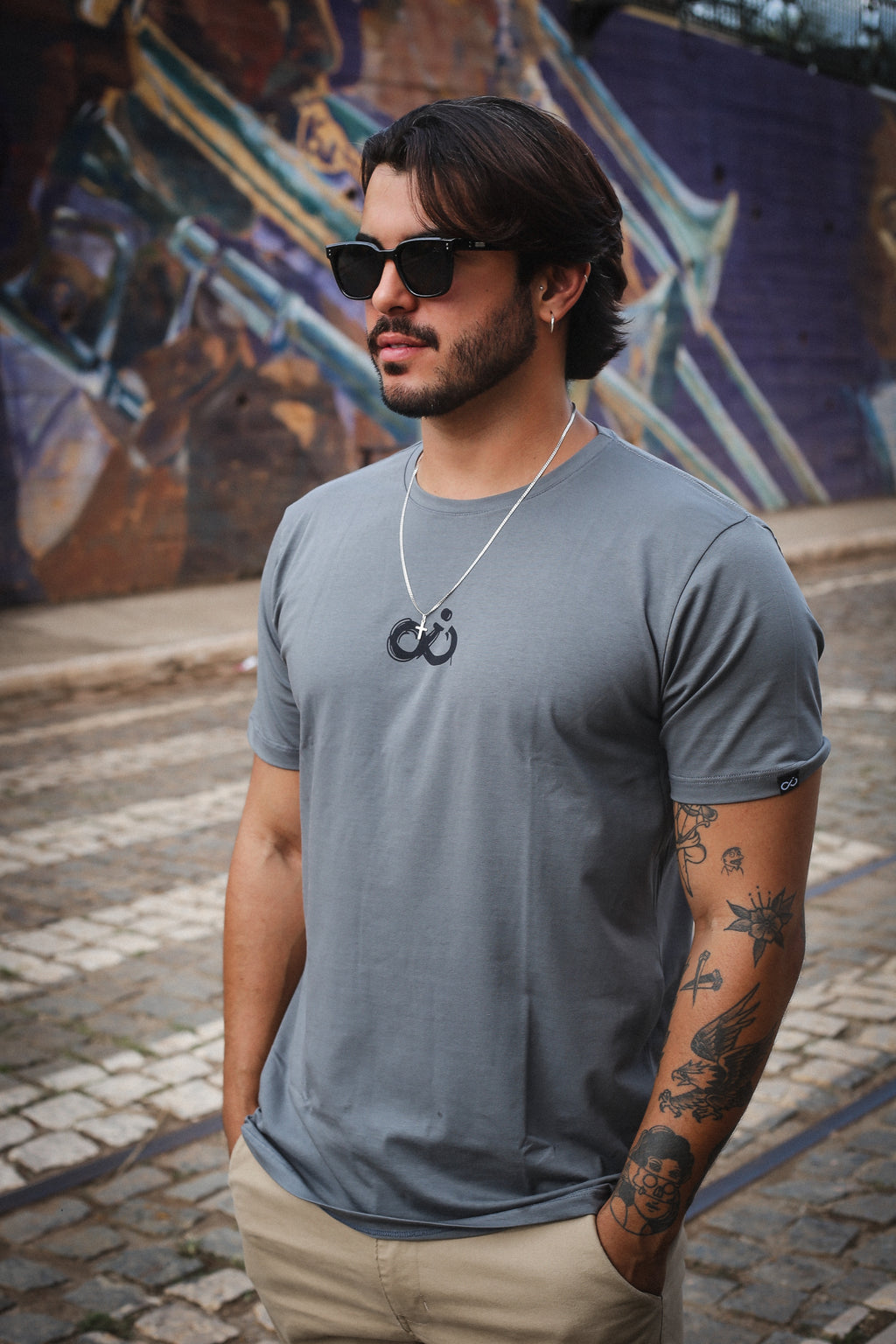 Camisa Infinity cinza Anjo