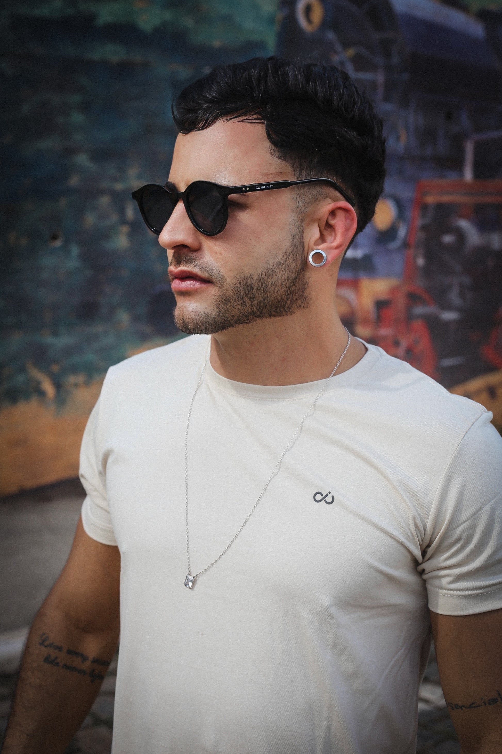 Camisa Infinity Básica Bege