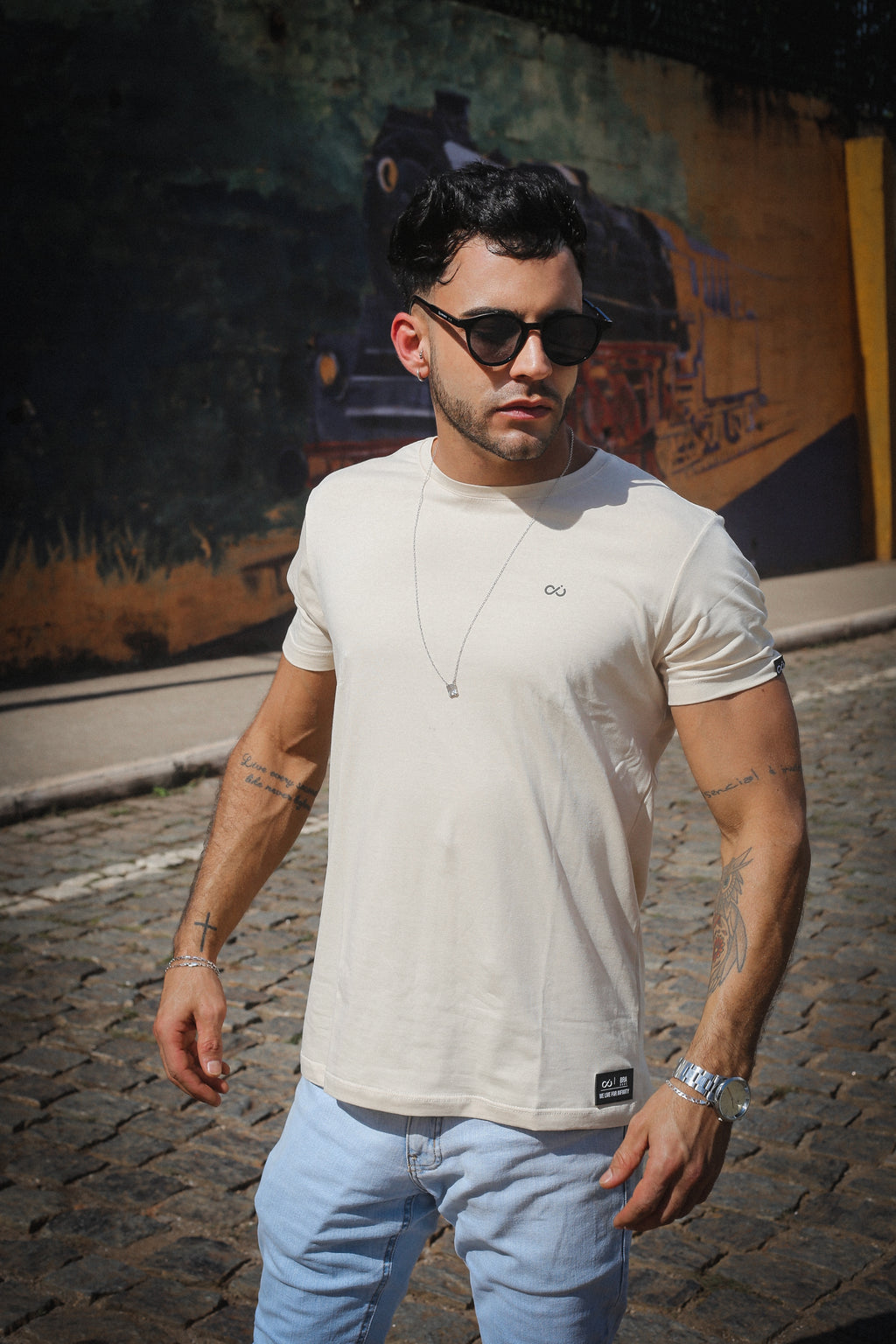 Camisa Infinity Básica Bege