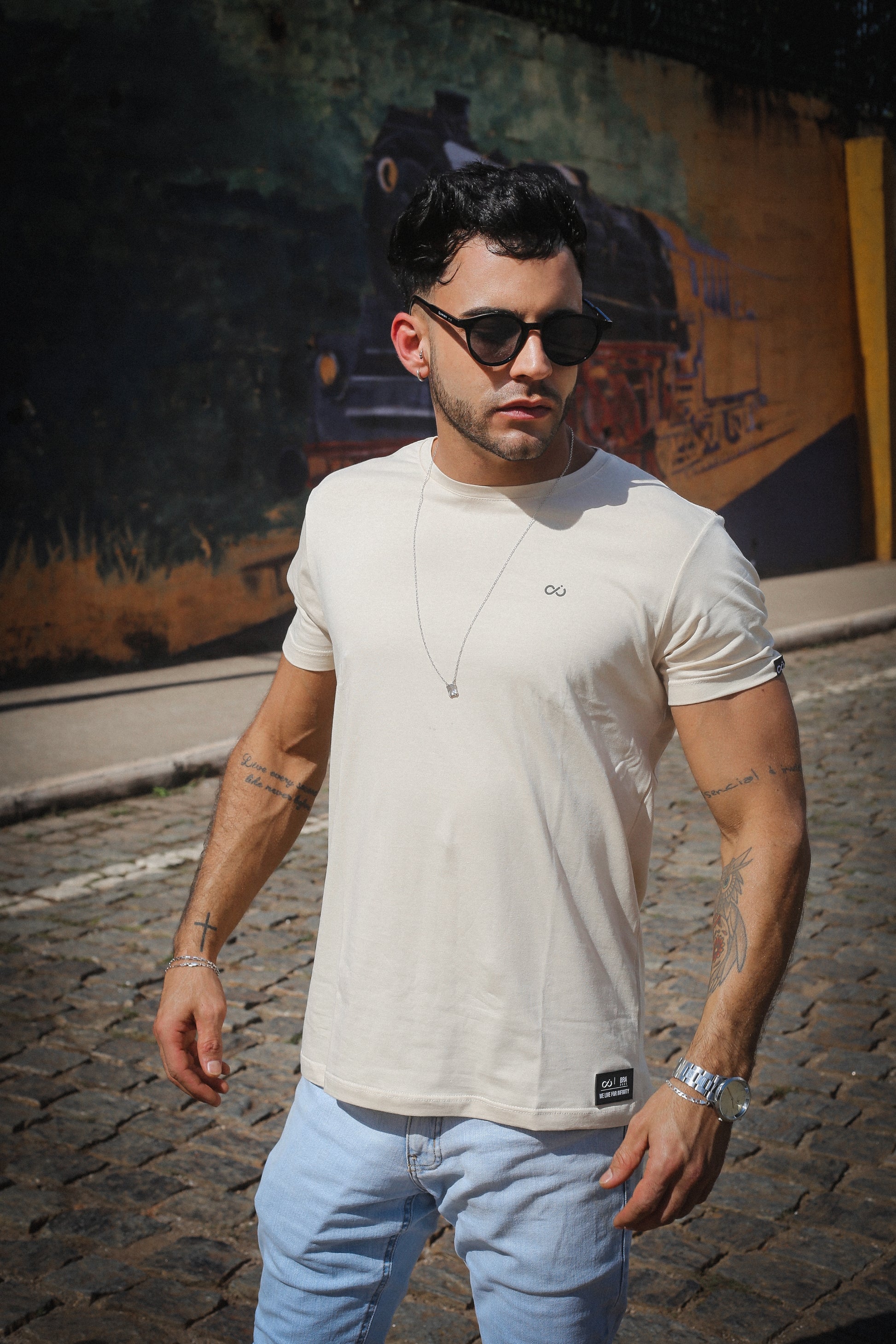 Camisa Infinity Básica Bege