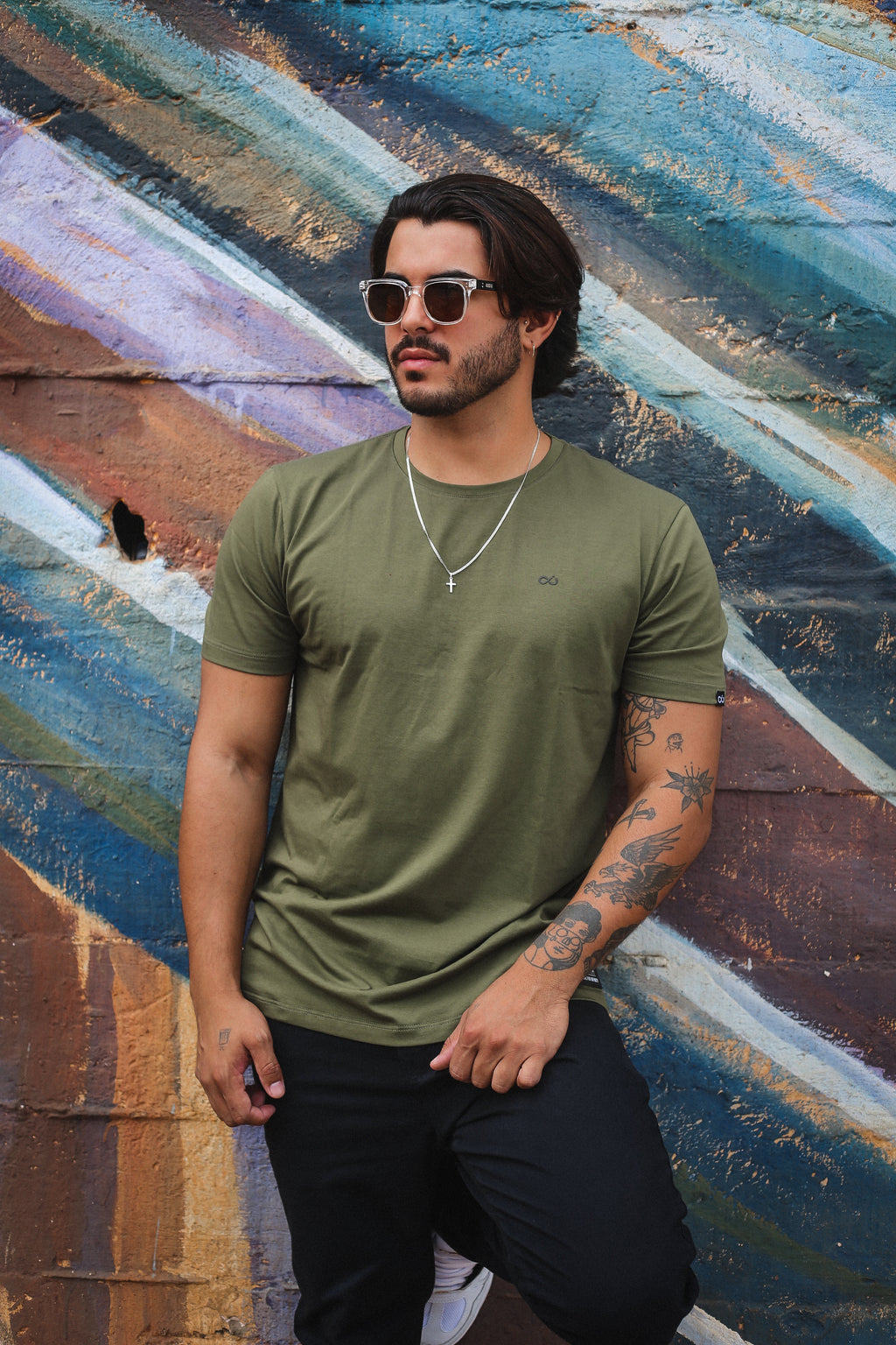 Camisa Infinity básica Verde