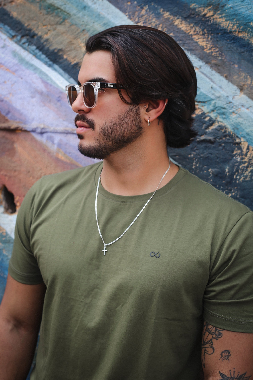 Camisa Infinity básica Verde