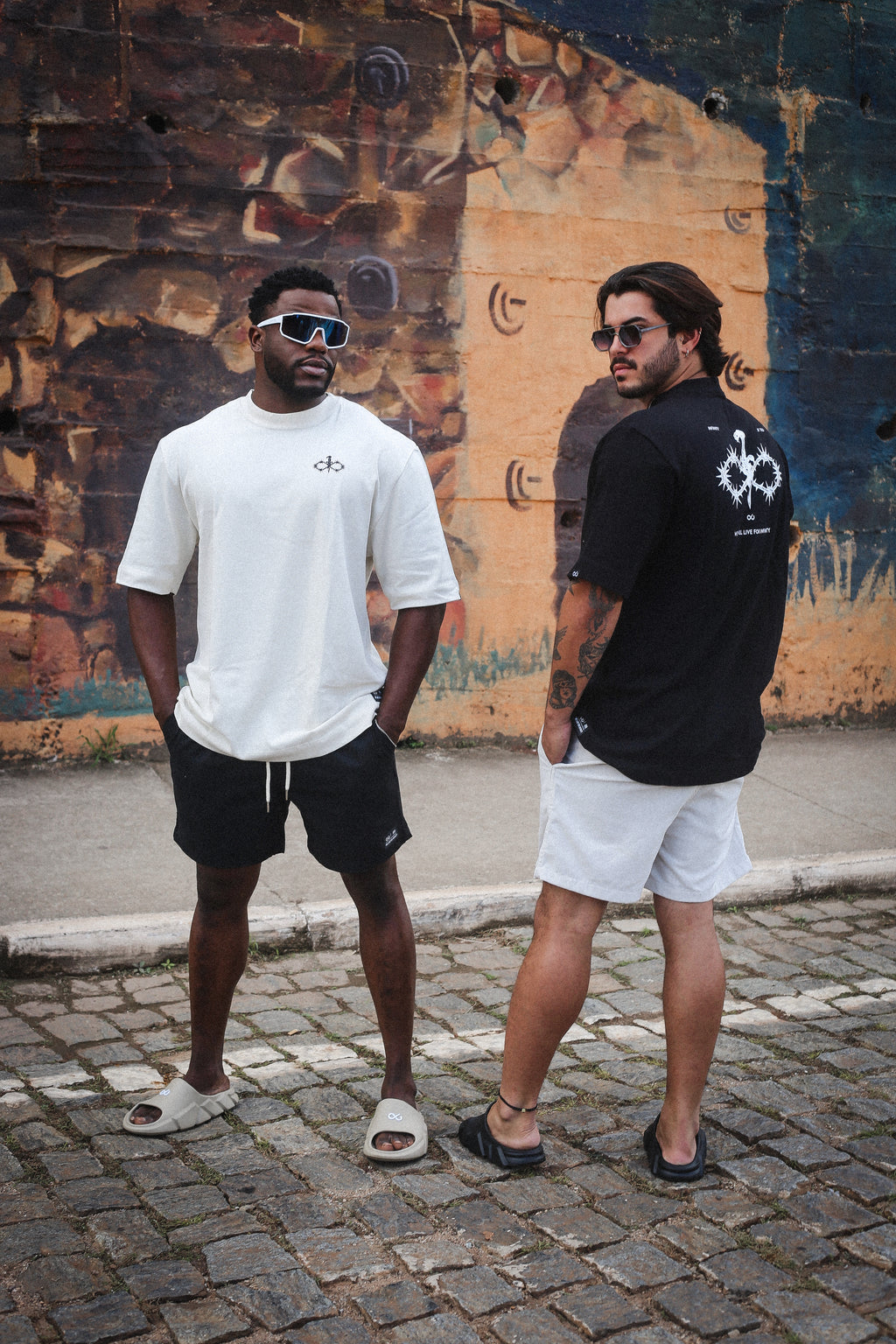 Camisa Infinity Oversized bege Arame