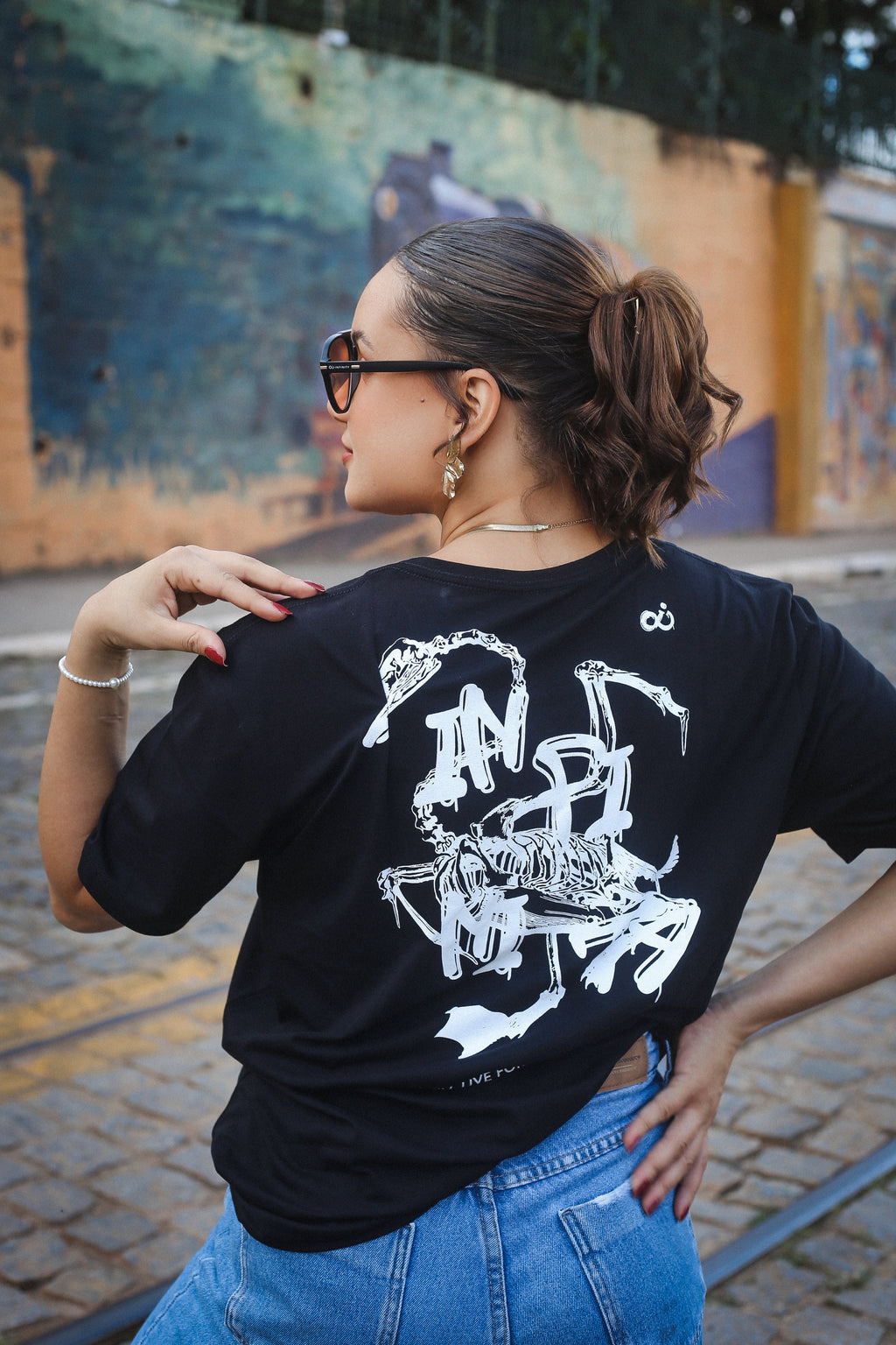 Camisa Infinity preta Ave