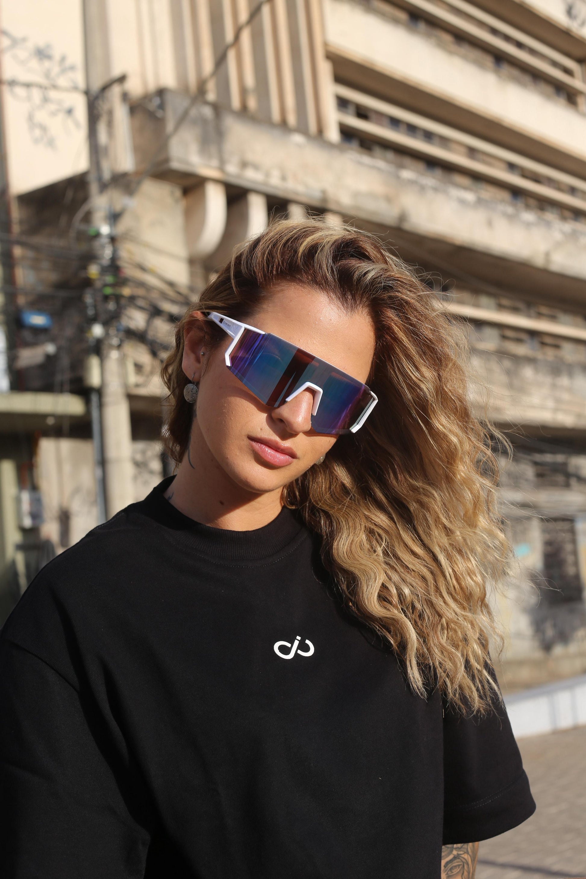 Camisa Infinity Oversized preta Básica