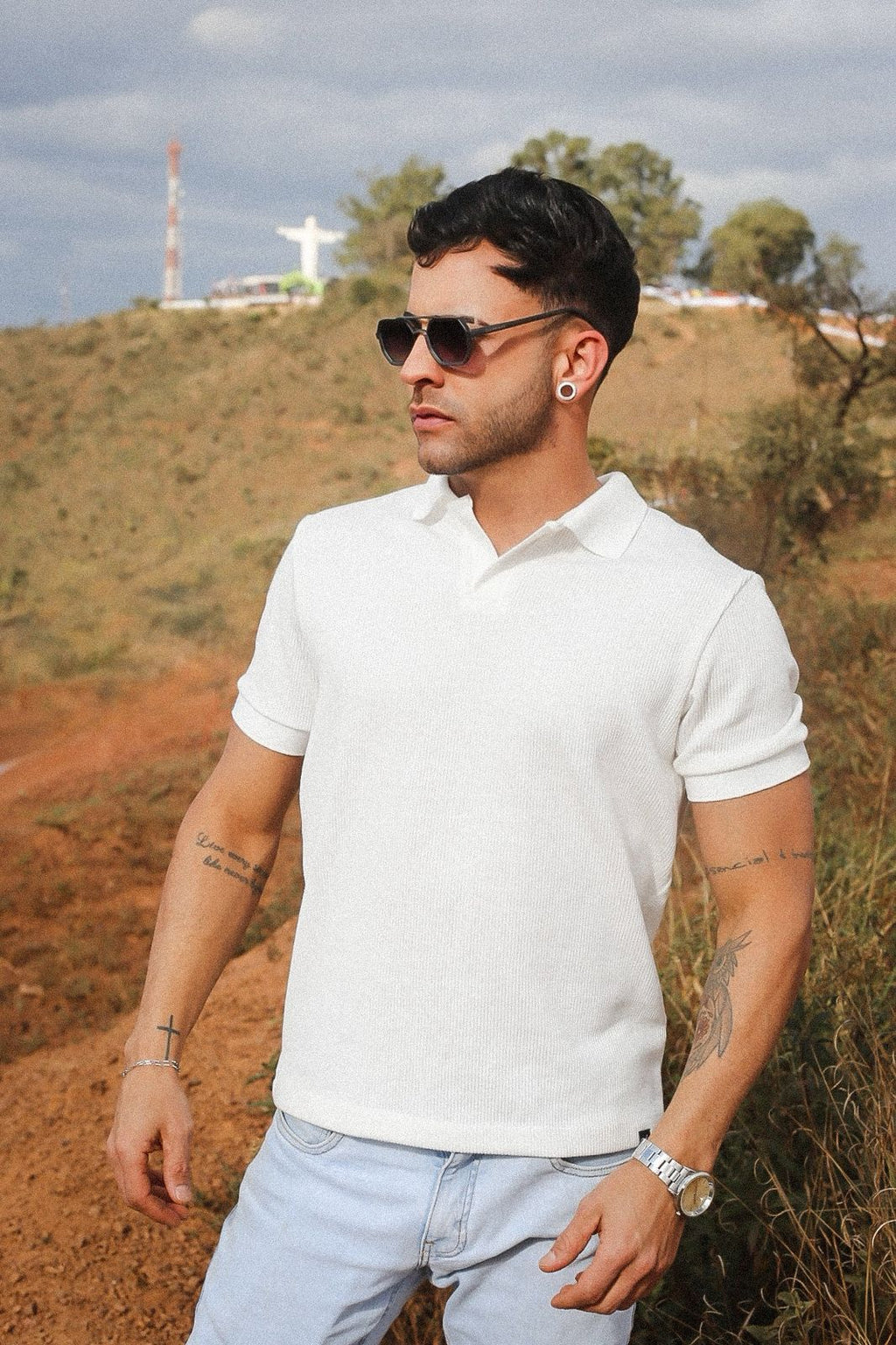 Camisa Infinity Polo Branca