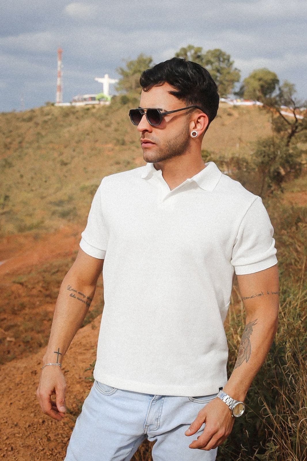 Camisa Infinity Polo Branca