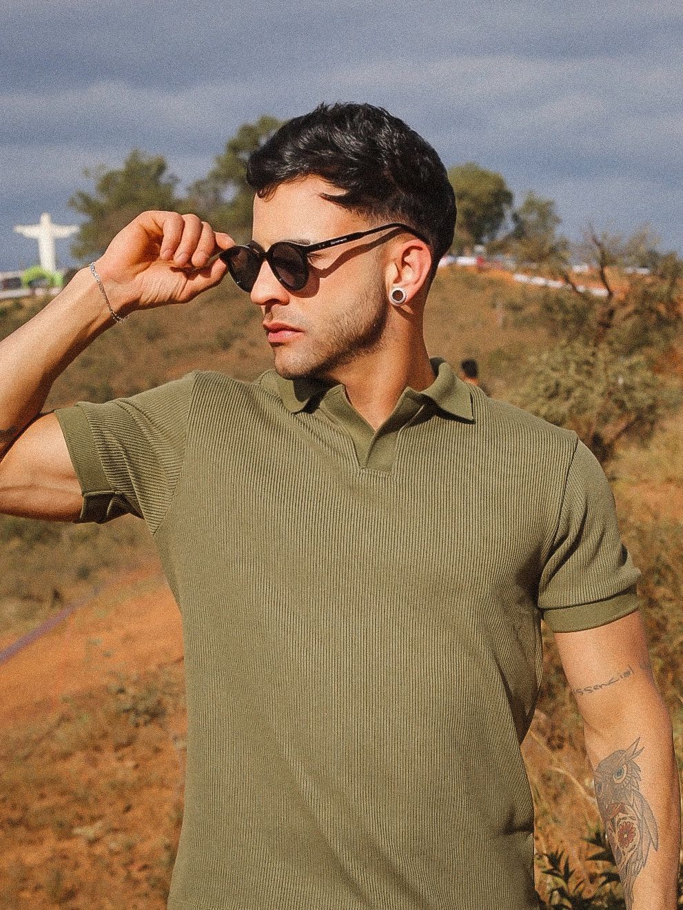 Camisa Infinity Polo verde